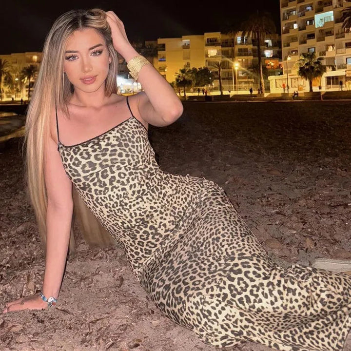 Leanne | Panter Print Dress