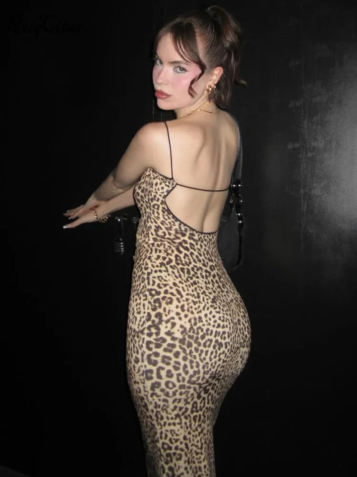 Leanne | Panter Print Dress