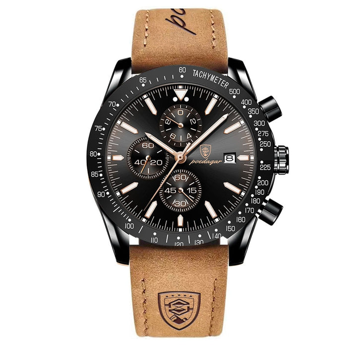 SHINING DATE CHRONOGRAPH WATCH | Radiant Time Measurement