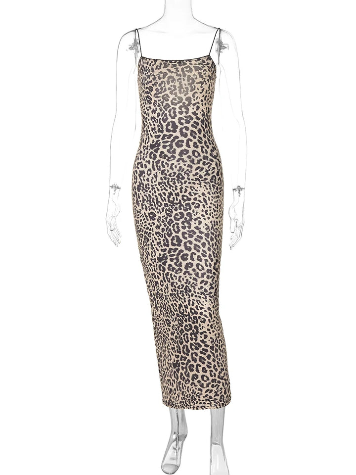 Leanne | Panter Print Dress