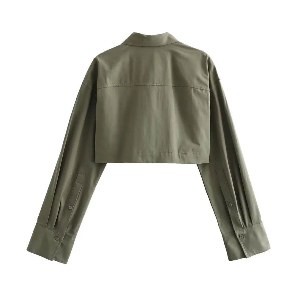 Francesca| french short trench shirt