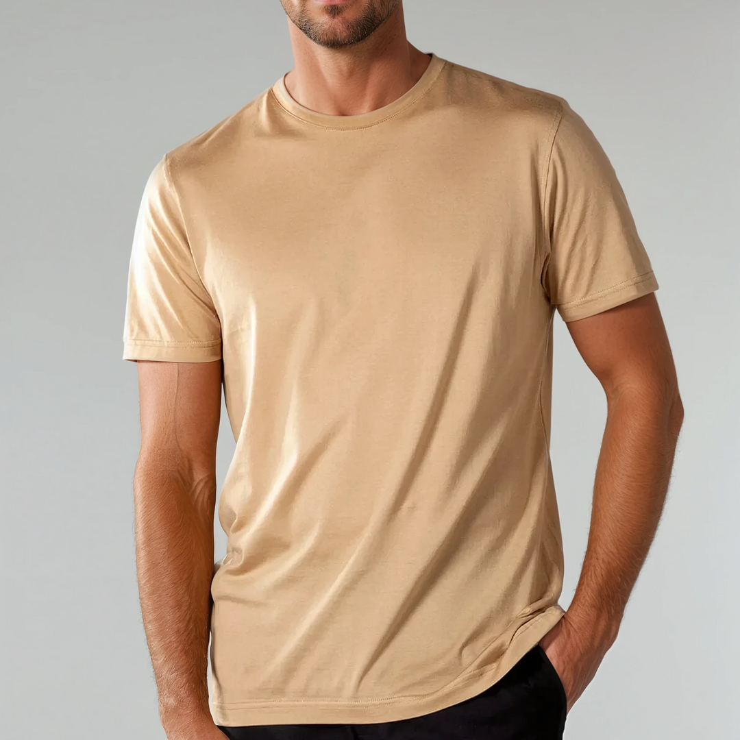 T-SHIRT EN COTON BRILLANT