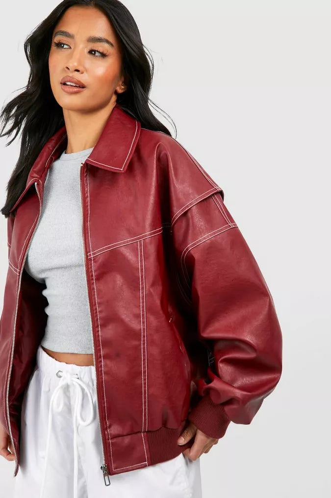 Leone | Oversized Bomber Jacket
