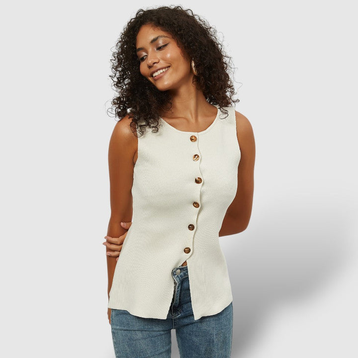 Macrella| Women's Buttoned Cardigan Top