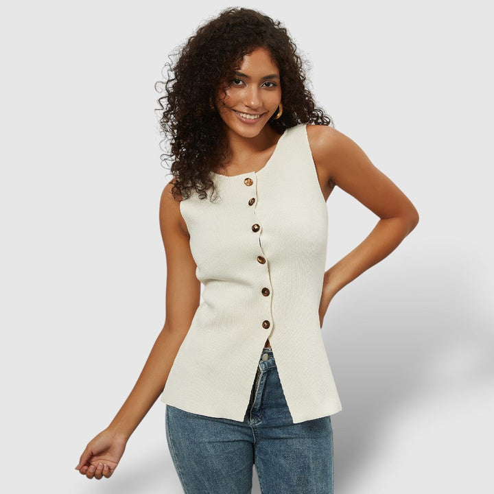 Macrella| Women's Buttoned Cardigan Top