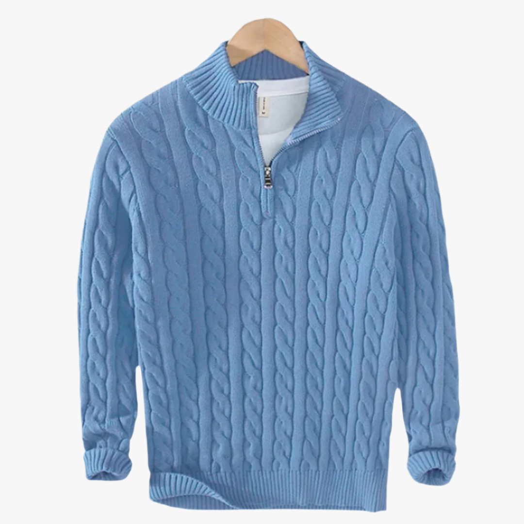 CONSTANCE HALF ZIP SWEATER