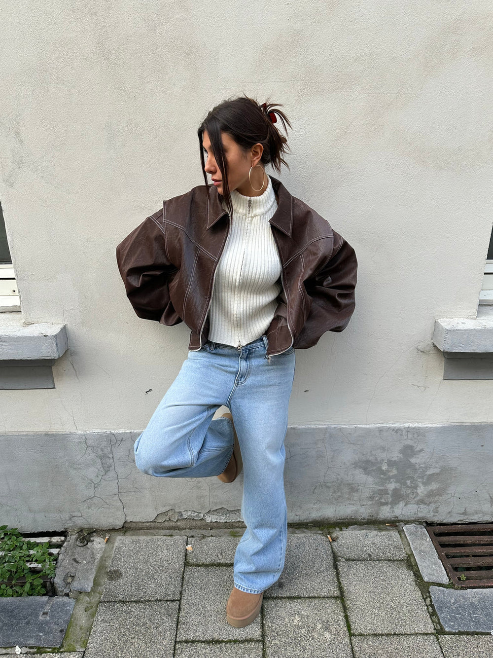 Leone | Oversized Bomber Jacket